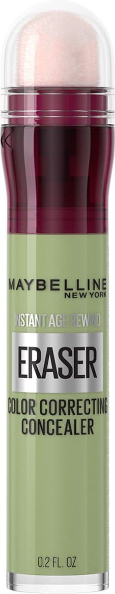 Maybelline Instant Eraser Concealer - Onfeilbare kleurcorrectie - Houdt tot wel 12 uur - Green - 26 ml