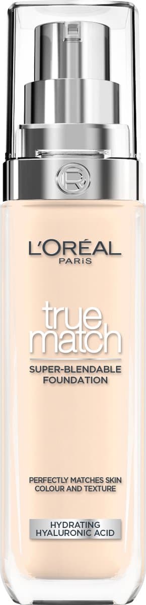 L’Oréal Paris True Match Foundation - 0D/W - Natuurlijk Dekkende Foundation met Hyaluronzuur en SPF 16 - 30 ml - Vegan