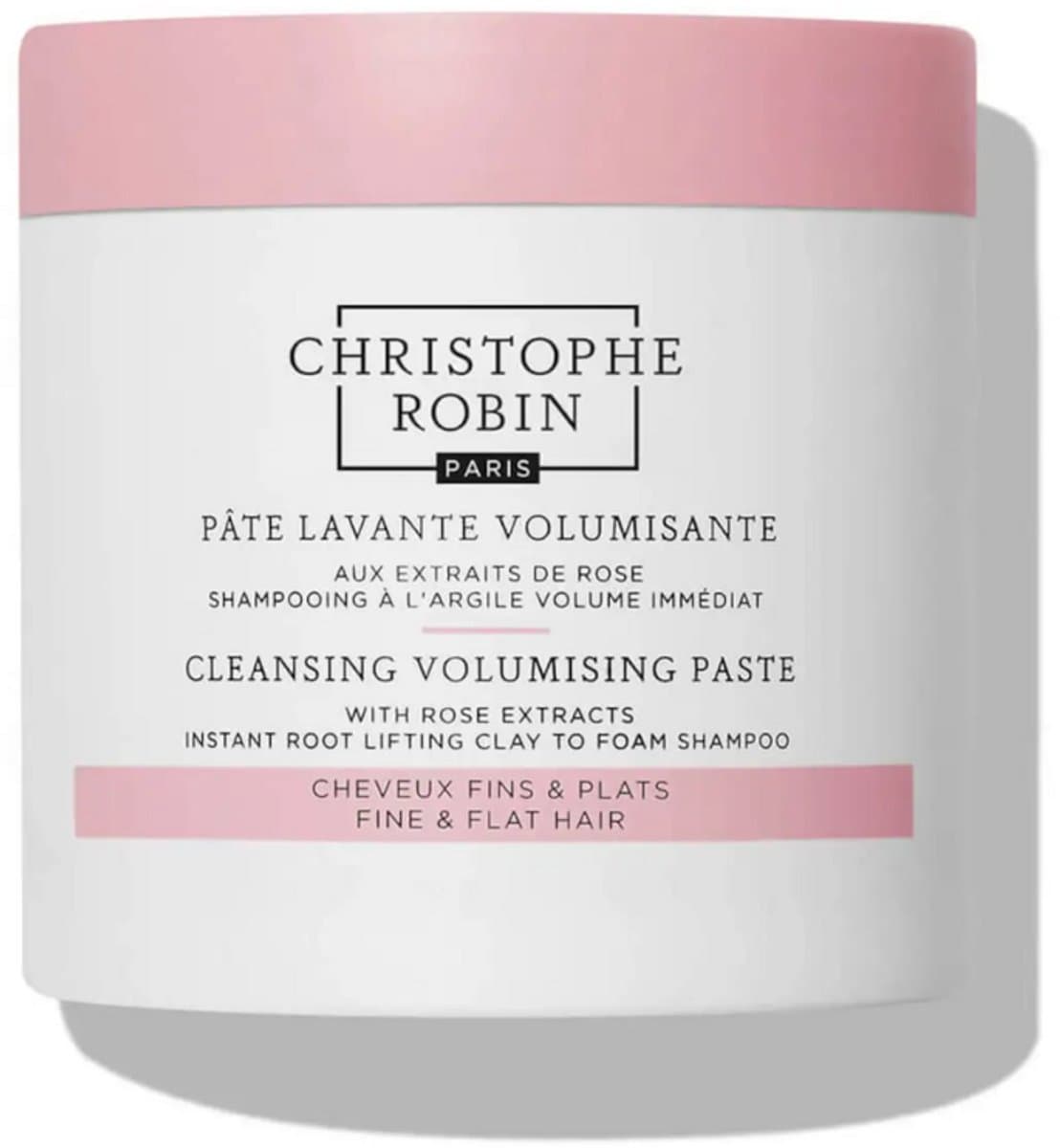 Christophe Robin Cleansing Volumizing Hair Paste Pure with Rose Extracts - 75ml