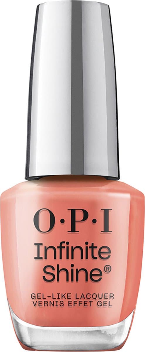 OPI Infinite Shine - Megawatt Hot - 15ml - Licht Rode - Oranje Nagellak