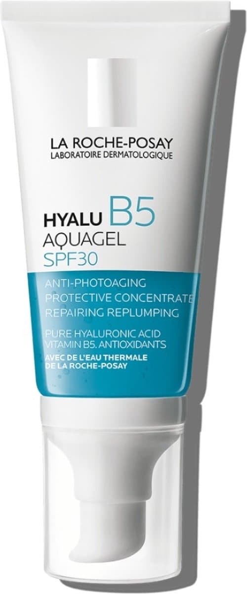 La Roche-Posay Hyalu B5 Aquagel SPF30 - Hydraterende Dagcrème - Anti-Ageing - Hyaluronzuur - voor Elk Huidtype - 50ml