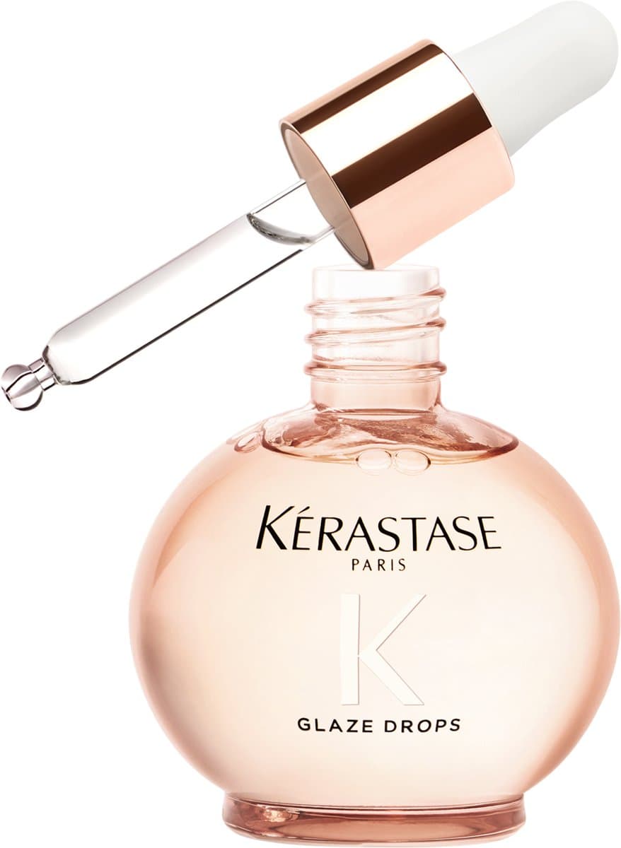 Kérastase Gloss Absolu Glaze Drops - Anti-Frizz Haarolie voor Intense Glans en Zachtheid voor Glad, Glanzend Haar - 45ml