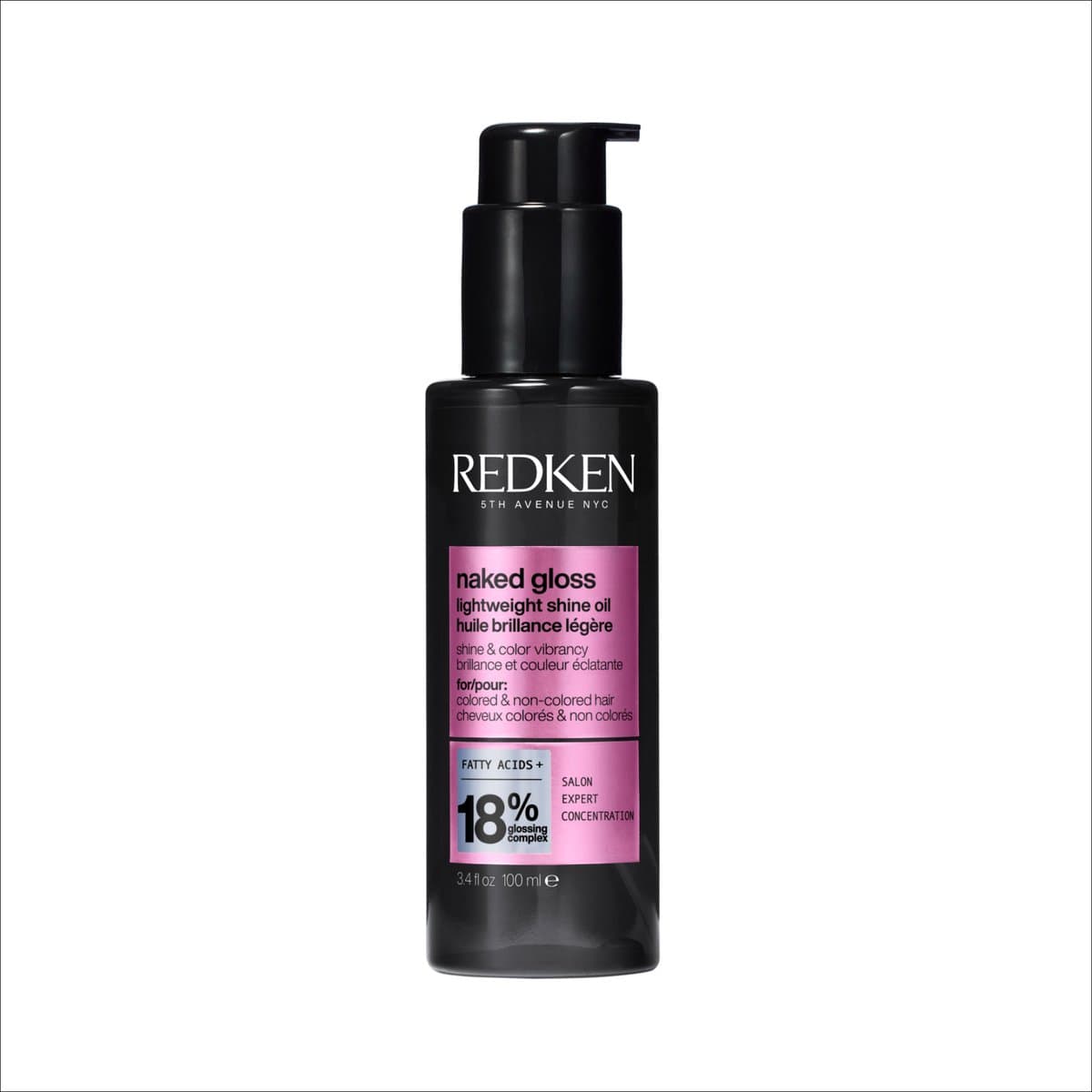Redken - Acidic Color Gloss Naked Gloss Lightweight Shine Oil - Voor gekleurd en ongekleurd haar - Extra glans, hydratatie en kleurlevendigheid -...