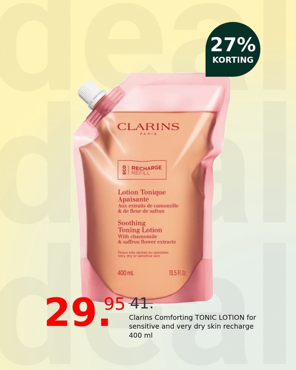 Clarins Face Cleansers & Toners Soothing Toning Lotion Refill 400ml