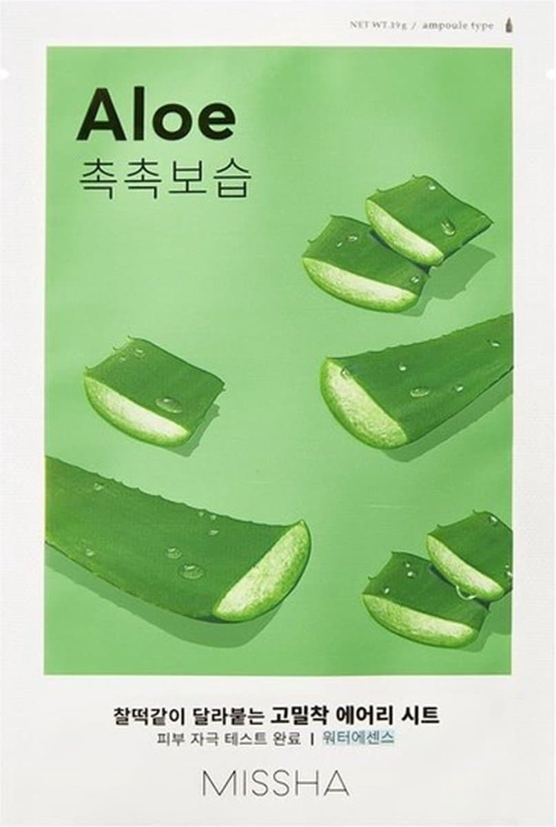 Missha - Airy Fit Sheet Mask (Aloe) Gezichtsmasker