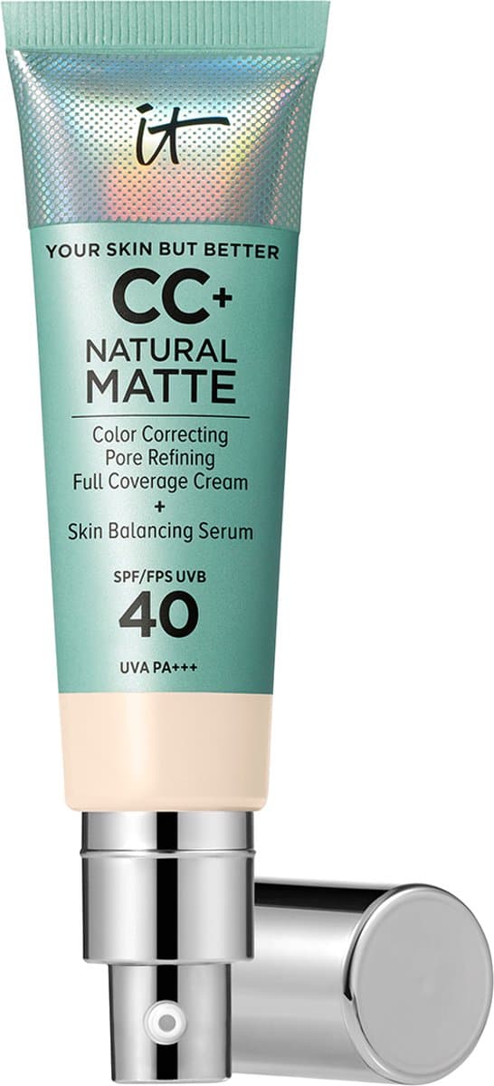 It Cosmetics Your Skin But Better CC+ Natural Matte SPF40 Foundation - Matte & Stralende Finish - Fair Ivory - 32ml