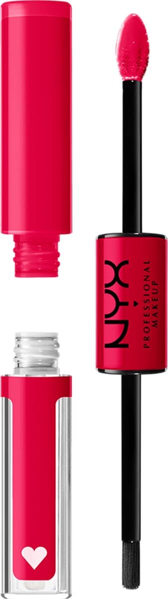 Nyx Professional Makeup Shine Loud High Shine Lip Color - On A Mission - Glanzende Vloeibare Lippenstift - Rode Roos