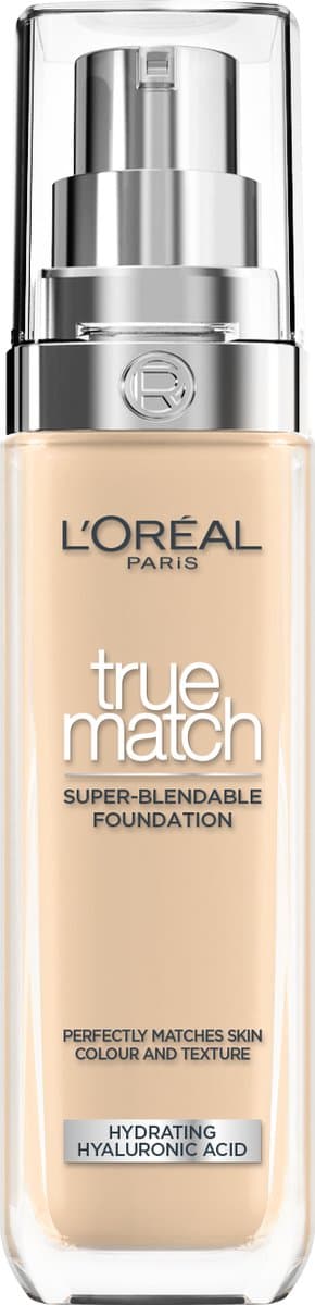 L’Oréal Paris True Match Foundation - 2. N - Natuurlijk Dekkende Foundation met Hyaluronzuur en SPF 16 - 30ml - Vegan