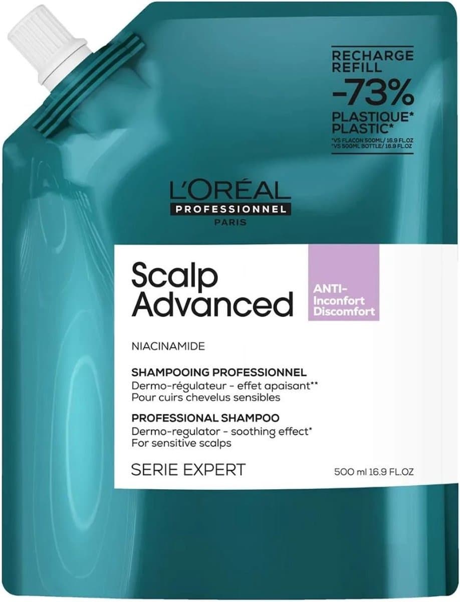 L'Oreal - SE Scalp Advanced Anti-Discomfort Shampoo Refill -500ml