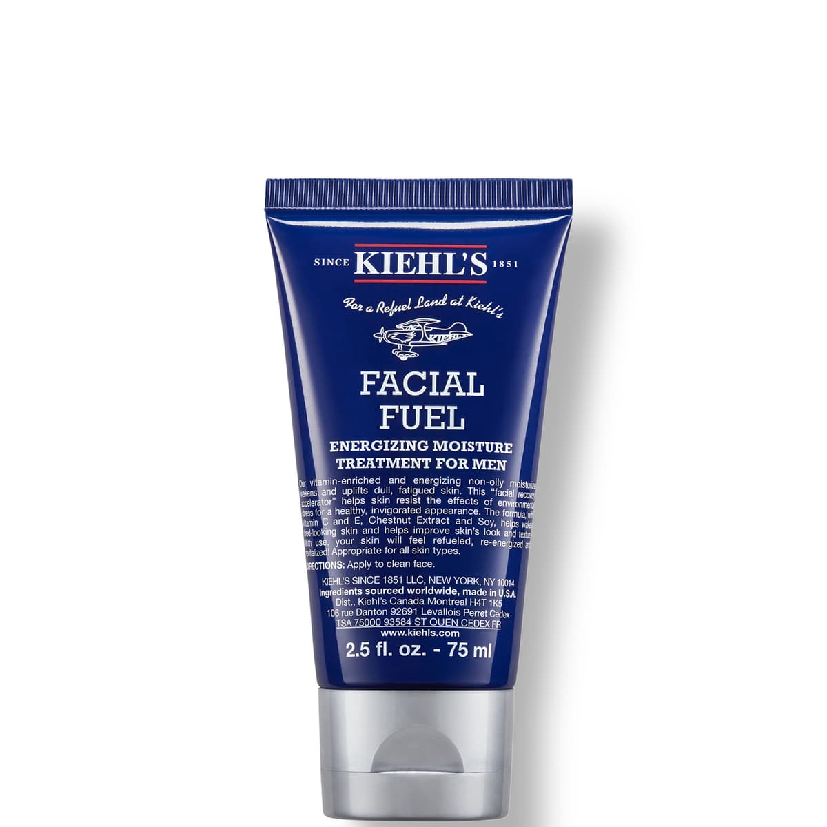 Kiehl's Facial Fuel Stimulerend Hydraterende Behandeling voor Heren (Verschillende Maten) - 75ml