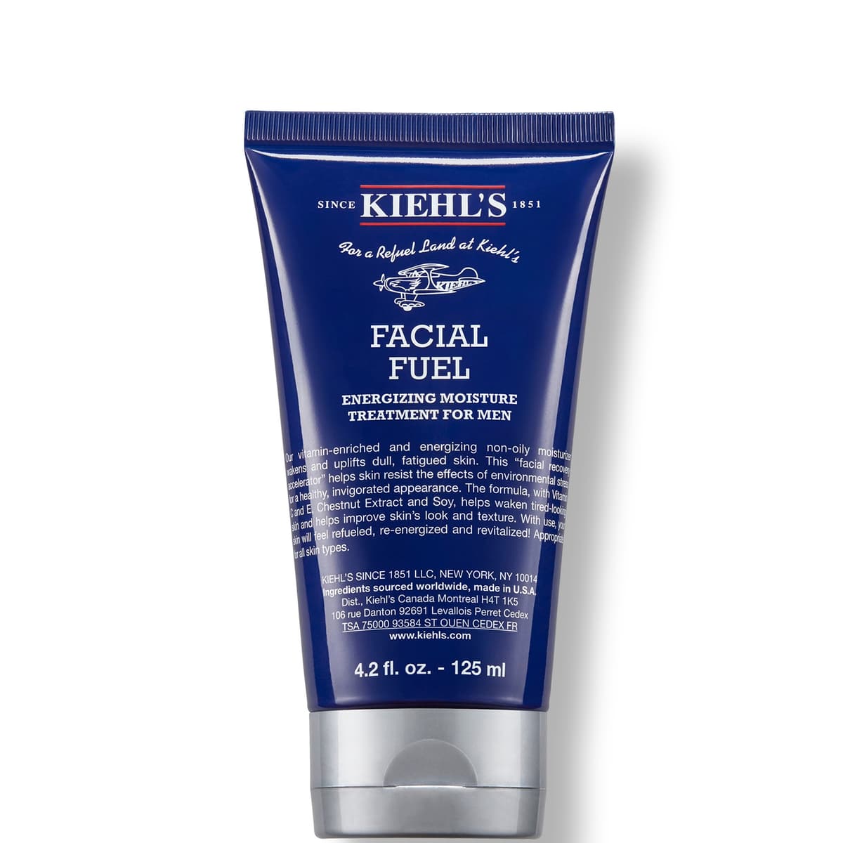 Kiehl's Facial Fuel Stimulerend Hydraterende Behandeling voor Heren (Verschillende Maten) - 125ml
