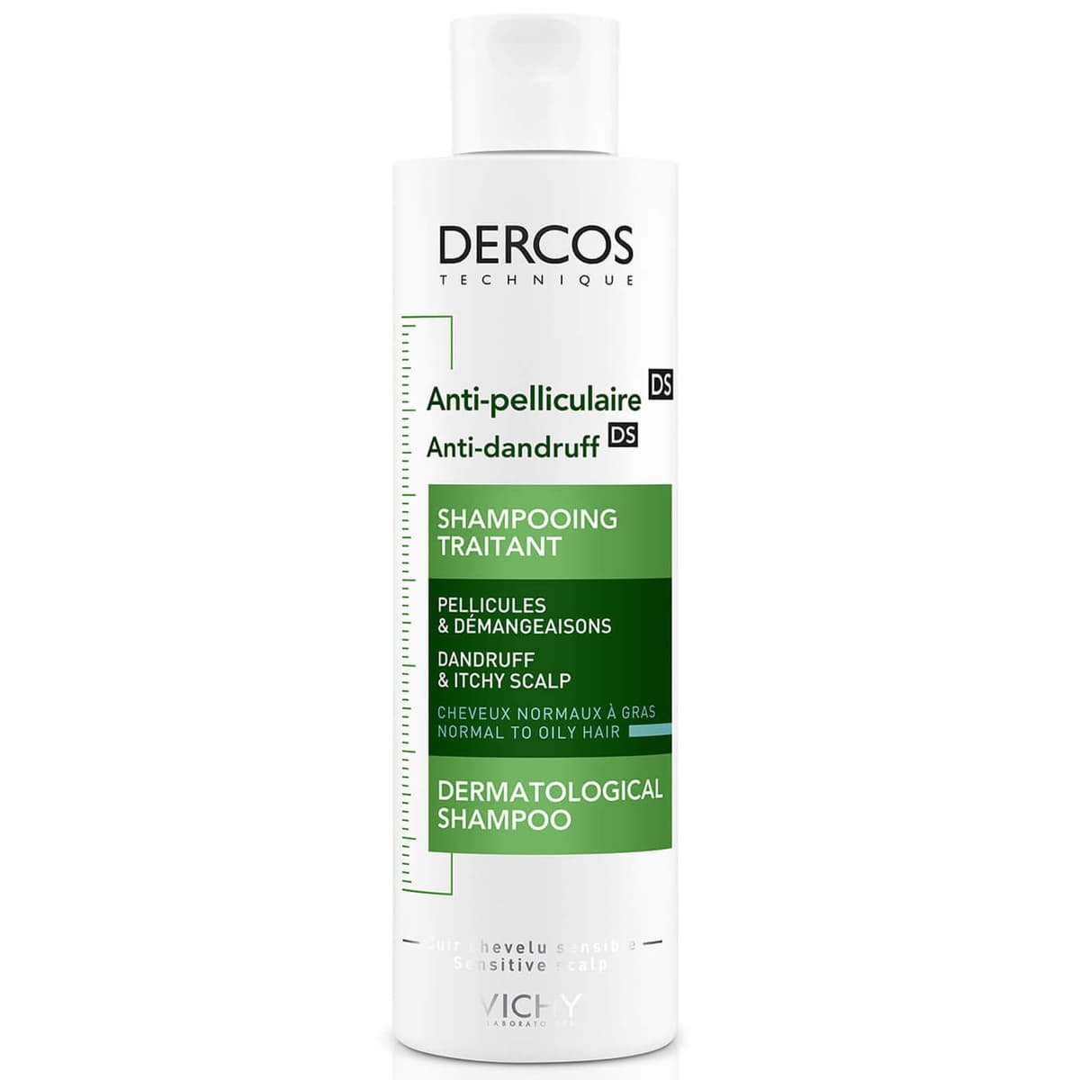 VICHY Dercos Antiroos Zuiverende Hoofdhuidshampoo voor Normaal tot Vet Haar 200 ml