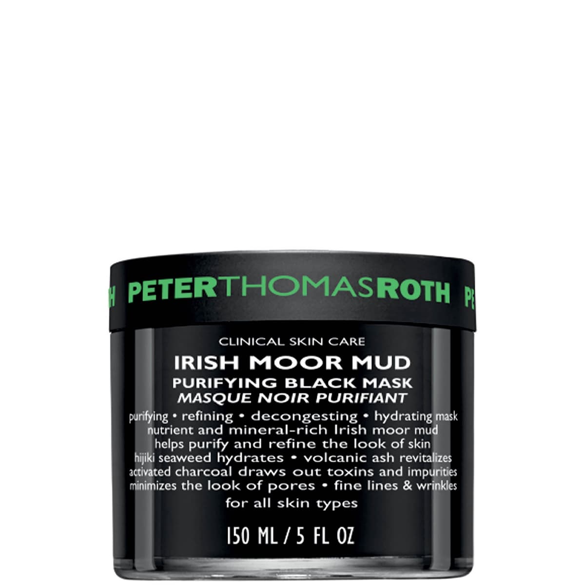 Peter Thomas Roth Irish Moor Zwart Zuiverend Moddermasker 150 ml