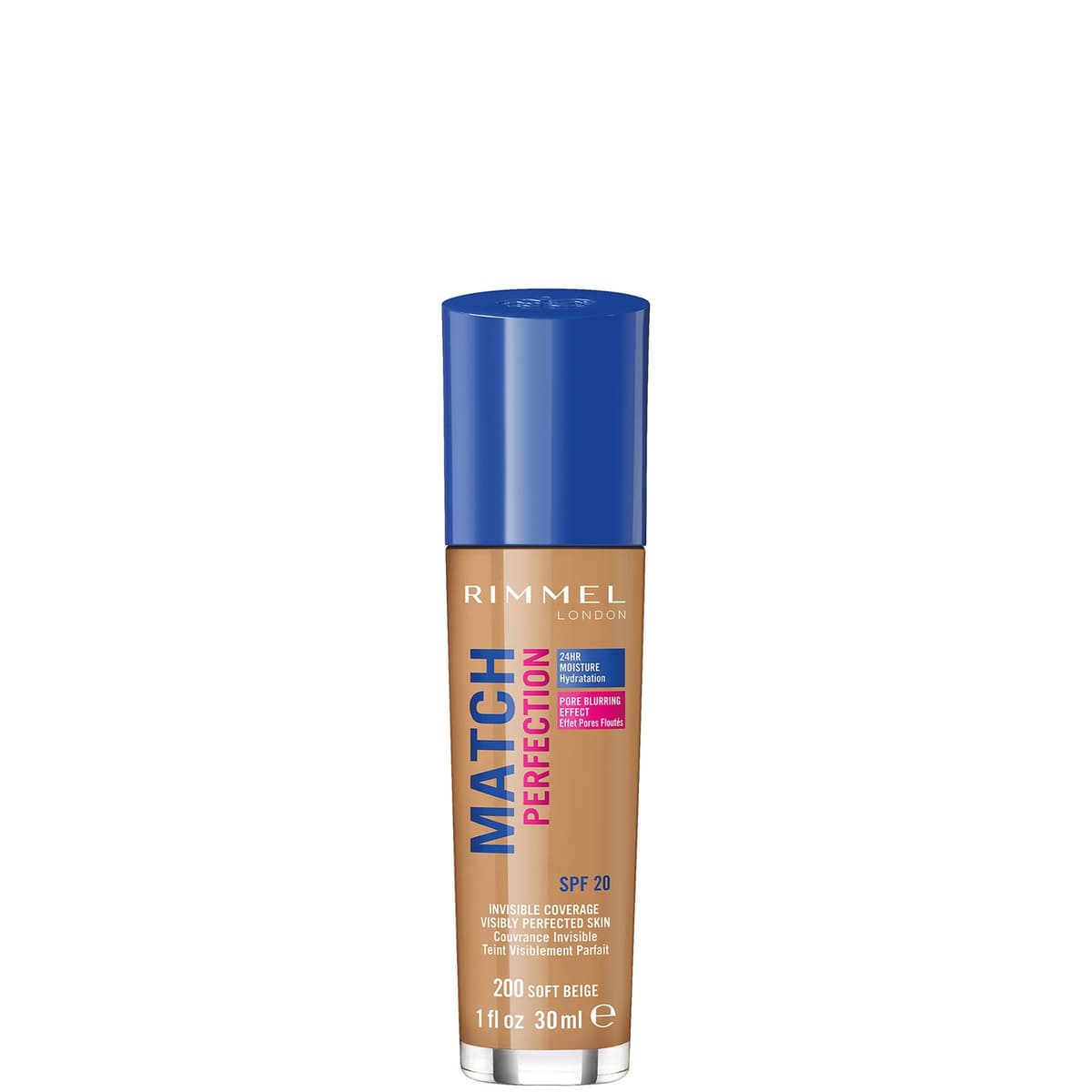 Rimmel London SPF 20 Match Perfection Foundation 30 ml (Verschillende Tinten) - Soft Beige