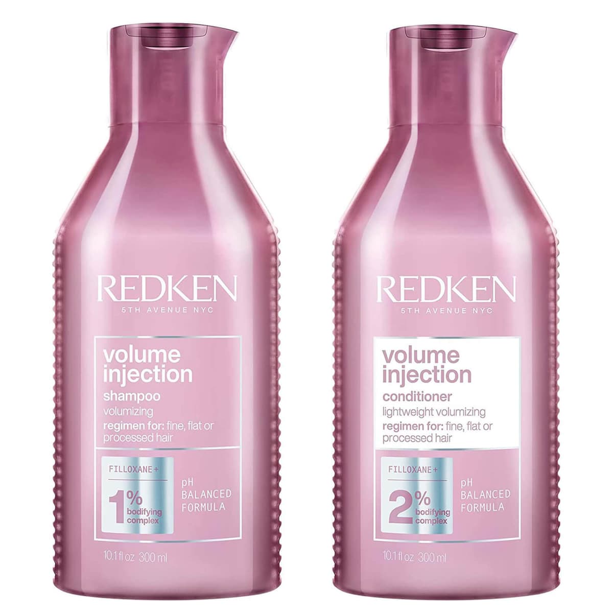 Redken Volume Injection Shampoo 300ml and Volume Injection Conditioner 300ml Duo