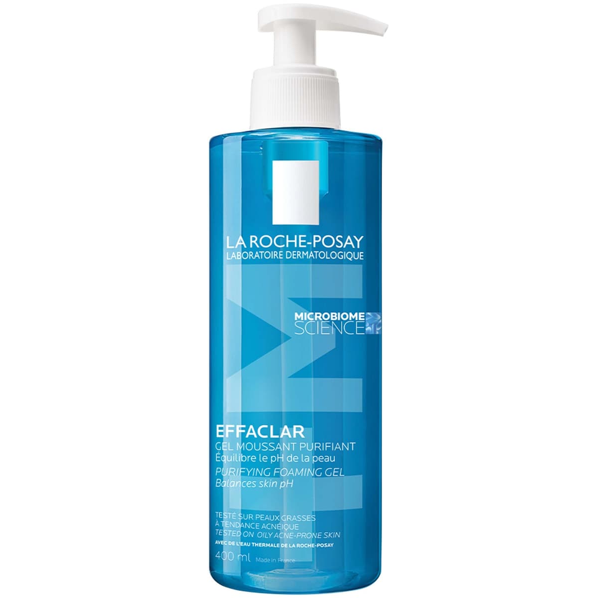 La Roche-Posay Effaclar Zuiverende Schuimende Gelcleanser voor Vettige Huid die Gevoelig is voor Oneffenheden 400 ml