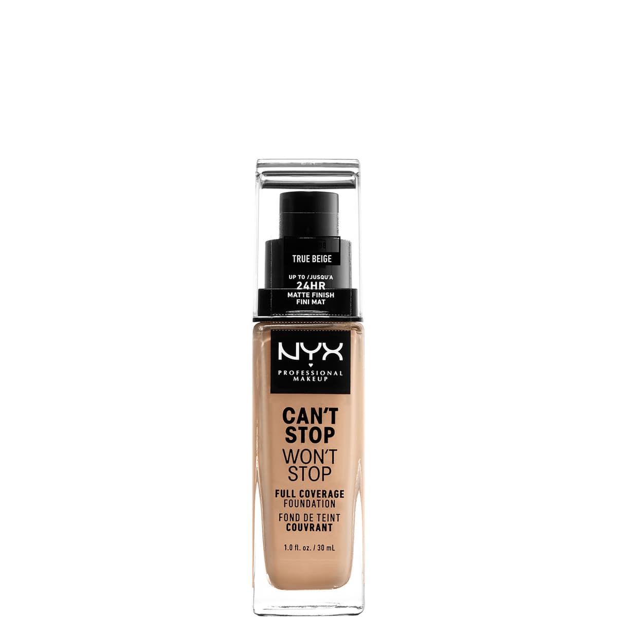 NYX Professional Makeup Can't Stop Won't Stop 24 Hour Foundation (Verschillende Tinten) - True Beige