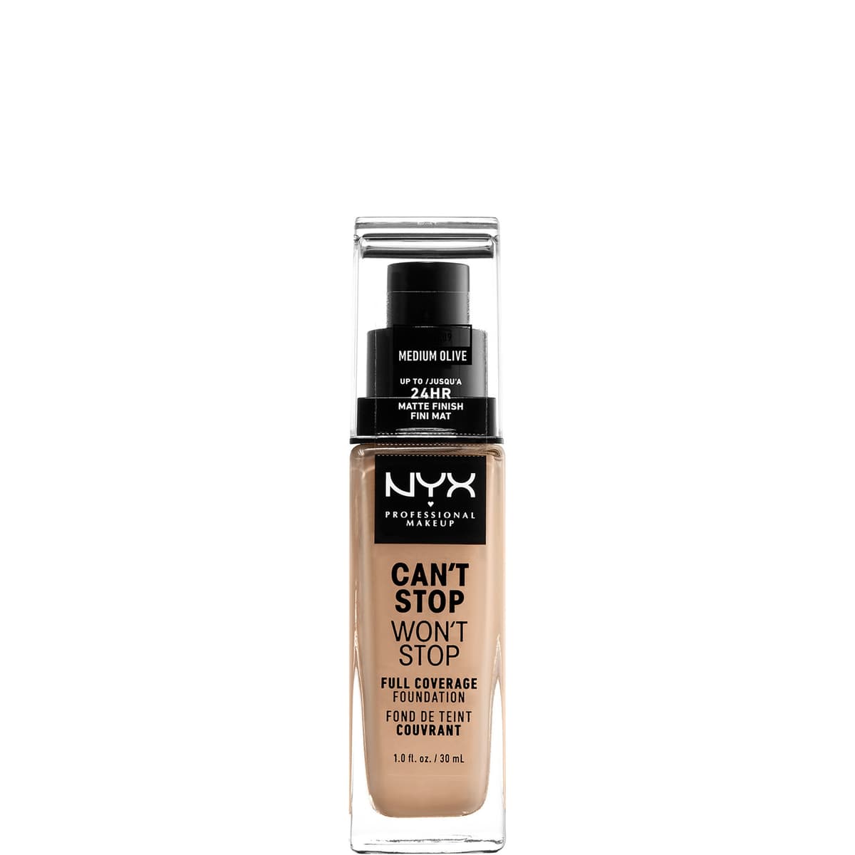 NYX Professional Makeup Can't Stop Won't Stop 24 Hour Foundation (Verschillende Tinten) - Medium Olive