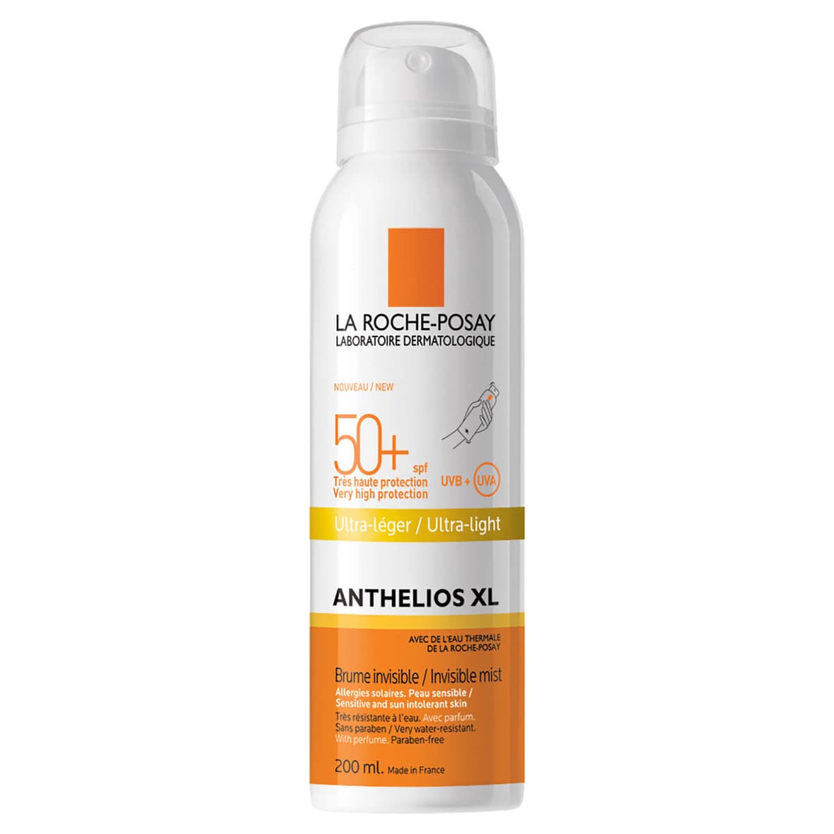 La Roche-Posay Anthelios Ultralichte SPF50+ Zonnebrandspray 200 ml