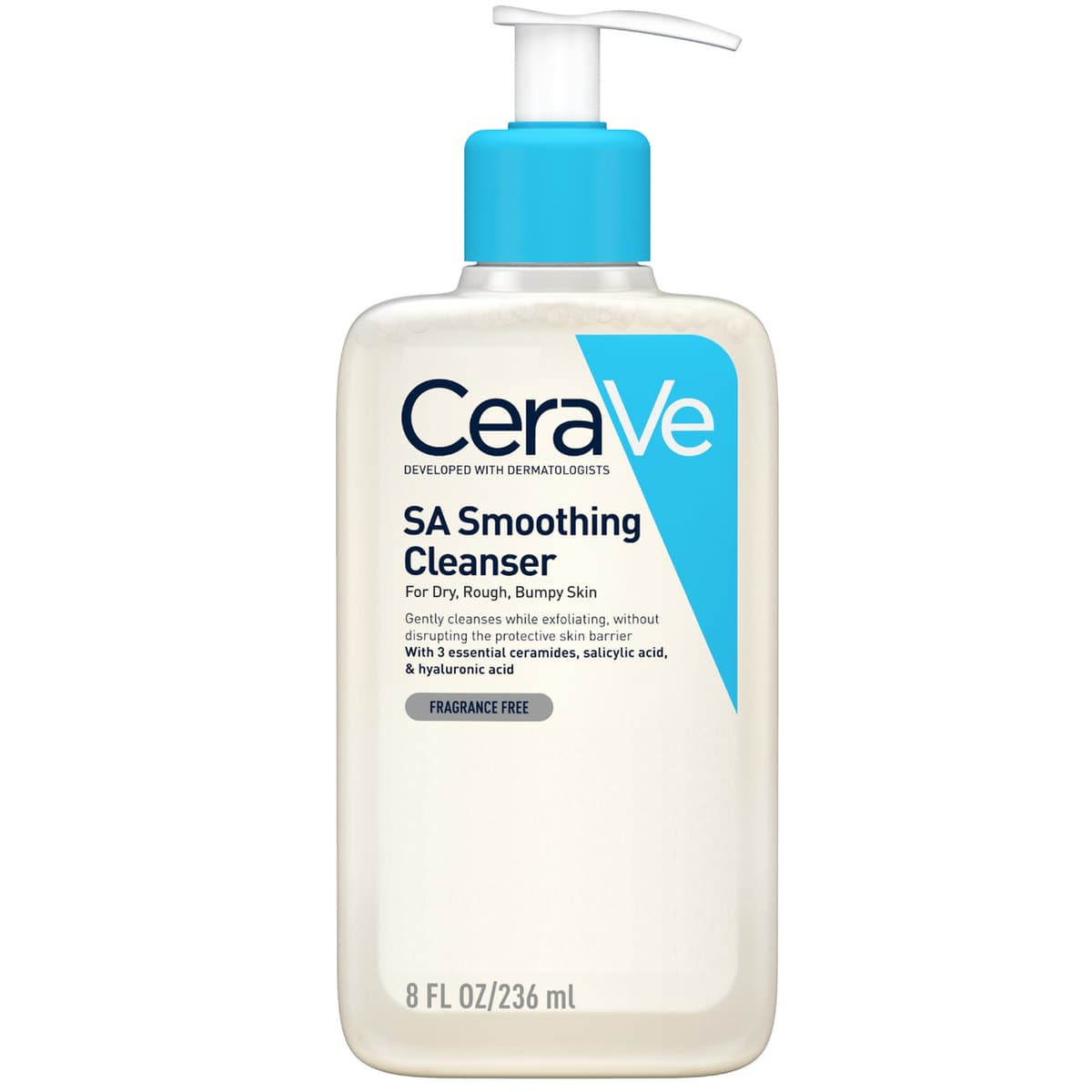 CeraVe SA Egaliserende Cleanser met Salicylzuur voor Droge, Ruwe en Ongelijkmatige Huid 236 ml