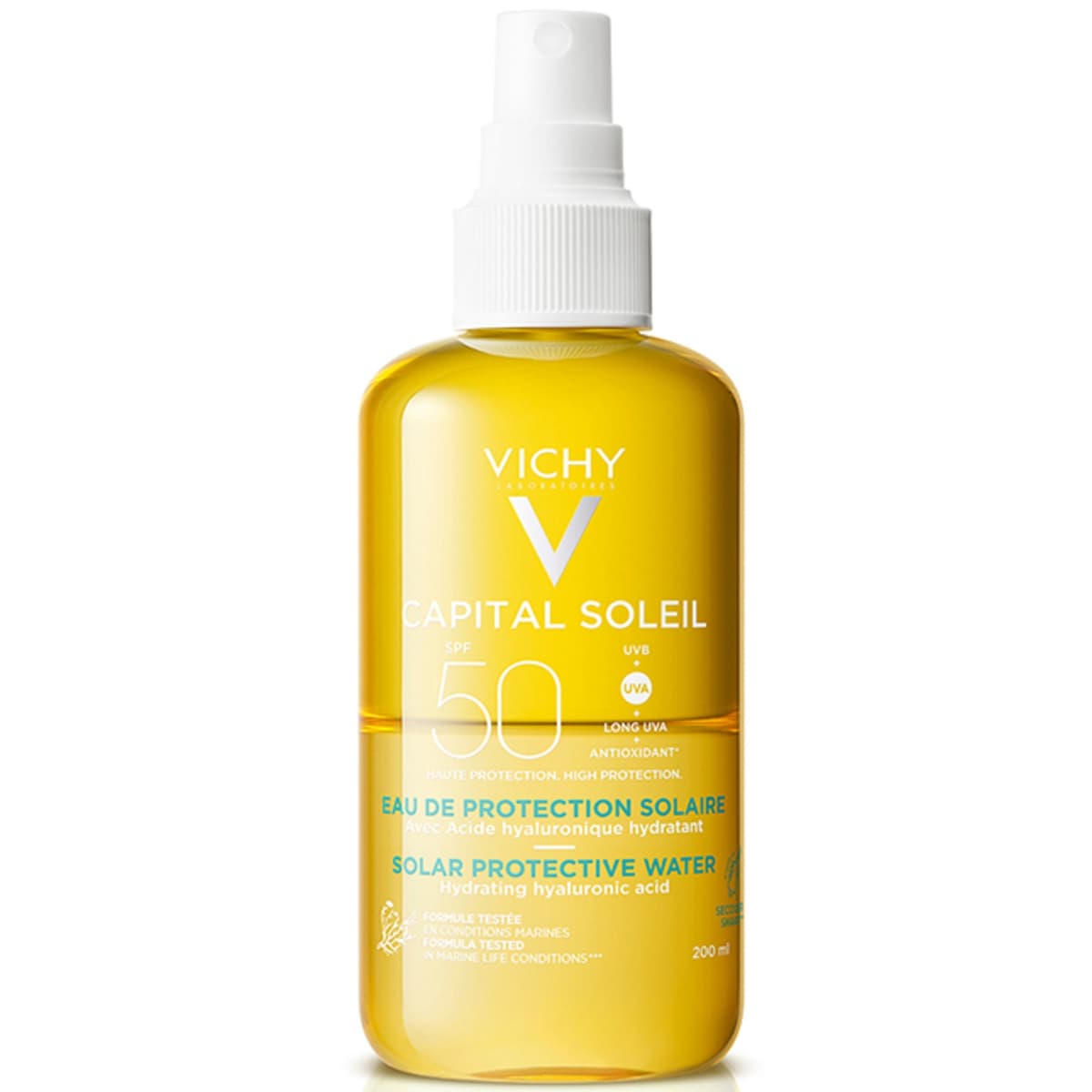 VICHY Capital Soleil Solar Protective Water Hydrating SPF50 200 ml
