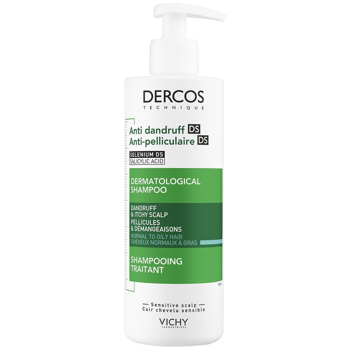 VICHY Dercos Antiroos Shampoo voor Normaal/Vettig haar 390 ml