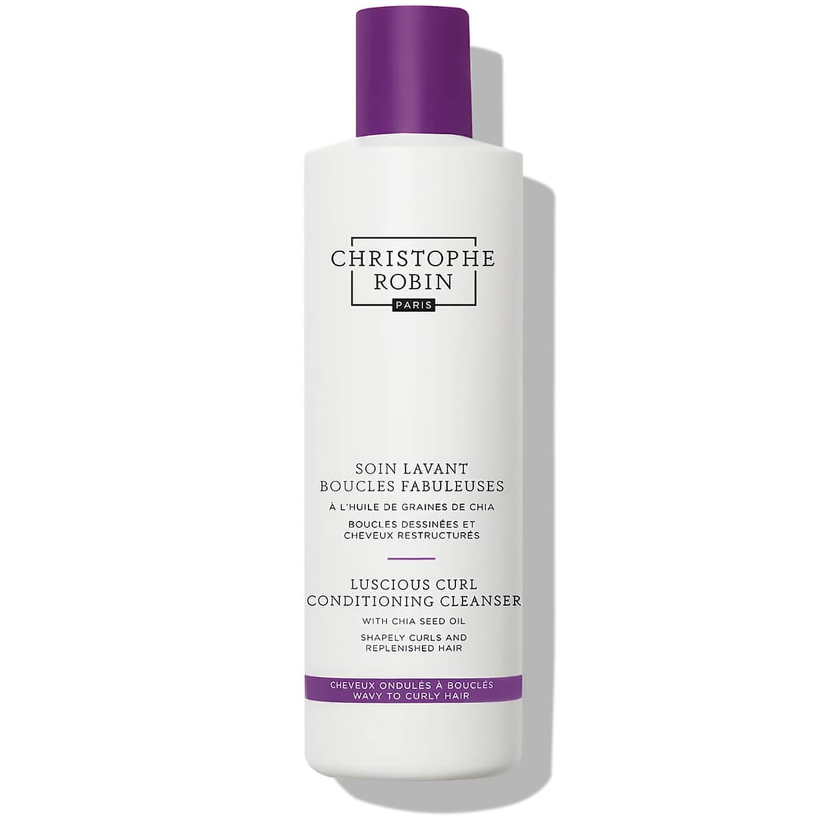 Christophe Robin Luscious Curl Conditioning Cleanser with Chia Seed Oil 250ml