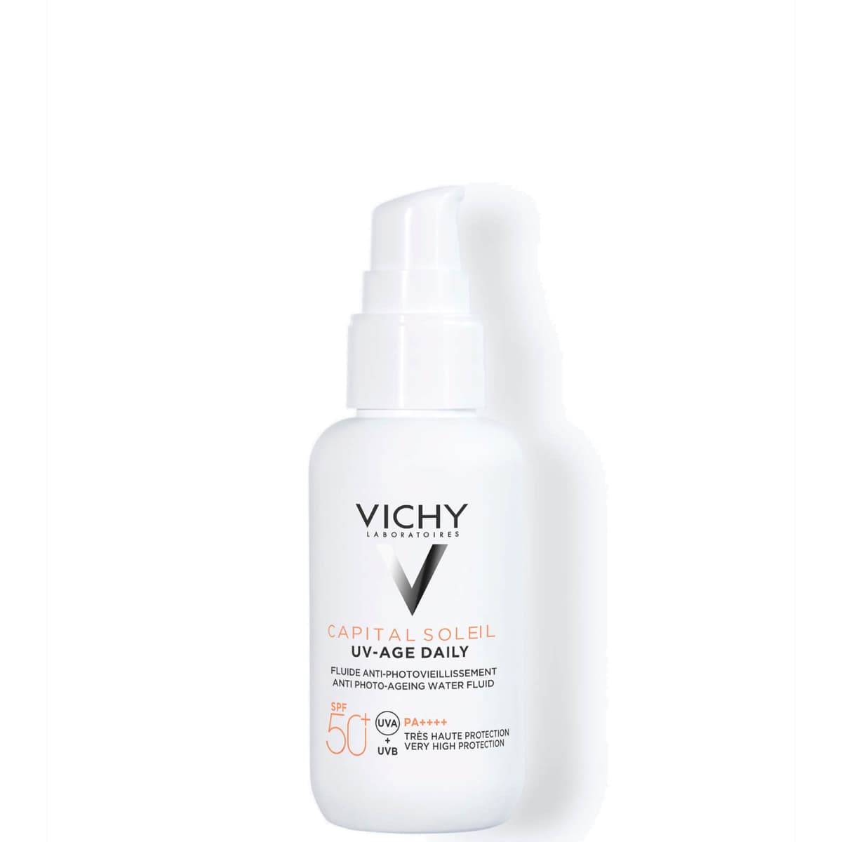 VICHY Capital Soleil UV Age Dagelijkse SPF 50+ Onzichtbare Zonnecrème met Niacinamide 40 ml