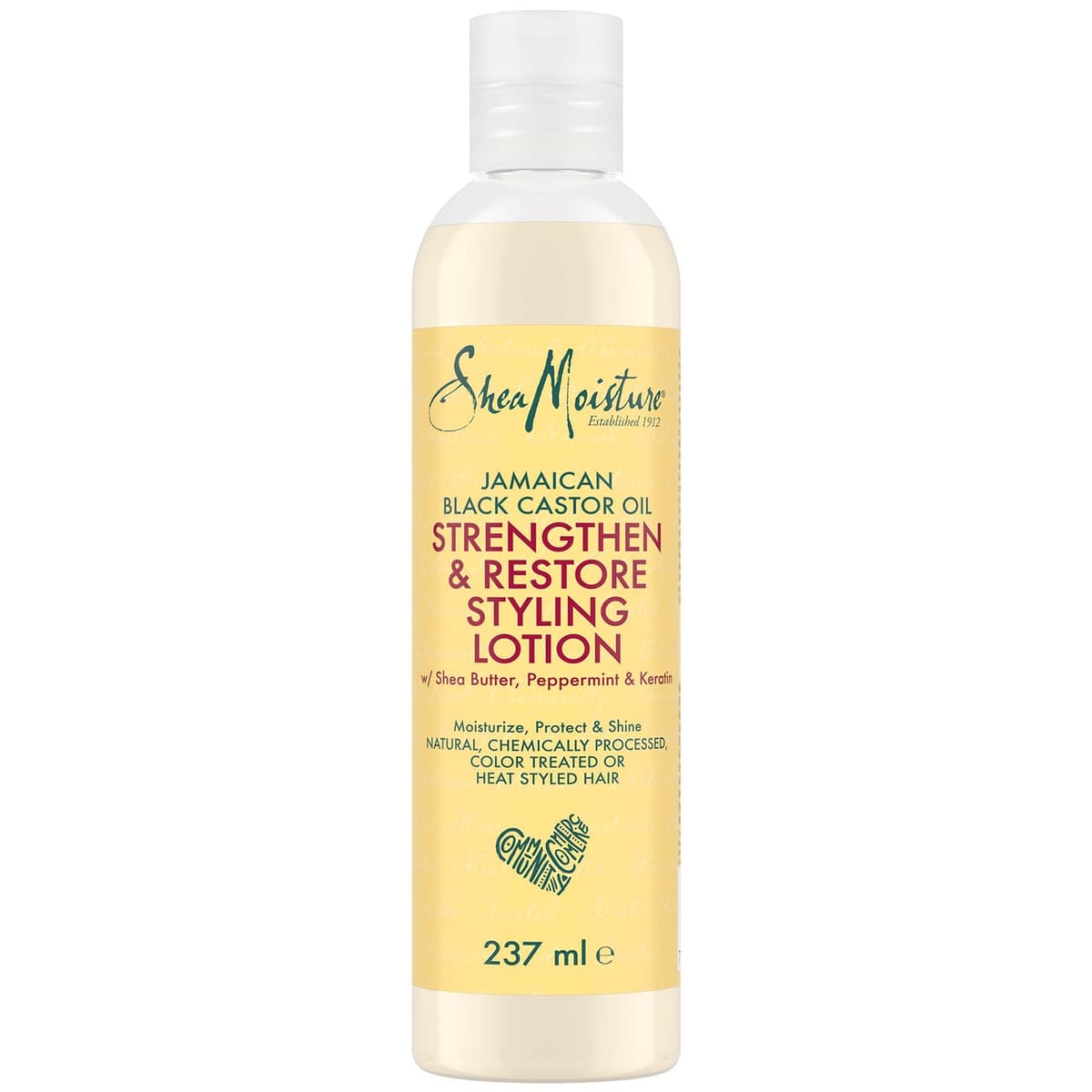 Shea Moisture Jamaican Verstevigende en Herstellende Stylinglotion met Zwarte Castorolie 237ml