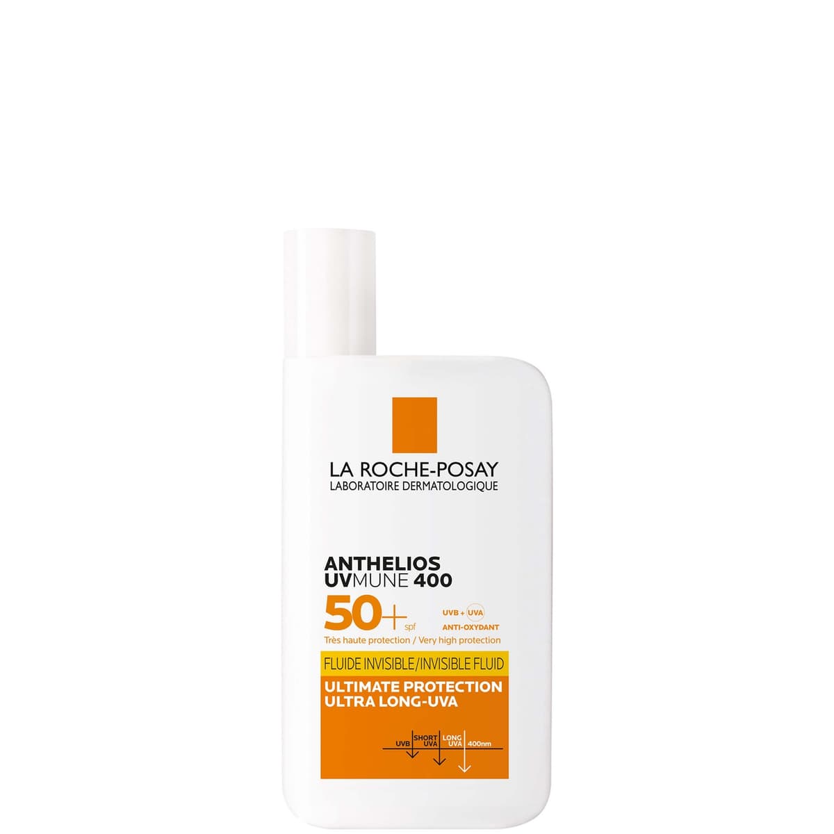 La Roche-Posay Anthelios UVMune 400 Onzichtbare Fluid Ongeparfumeerde Zonnebrandcrème SPF50+ 50 ml