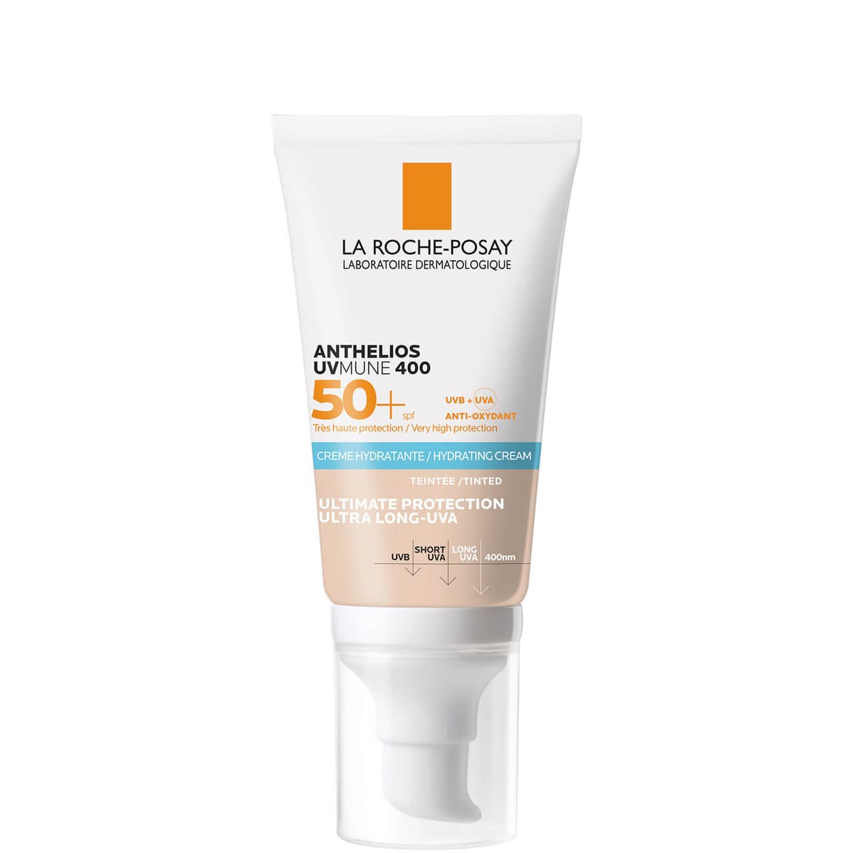 La Roche-Posay Anthelios UVMune 400 Hydraterende Zonnebrandcrème Tinted SPF50 50 ml