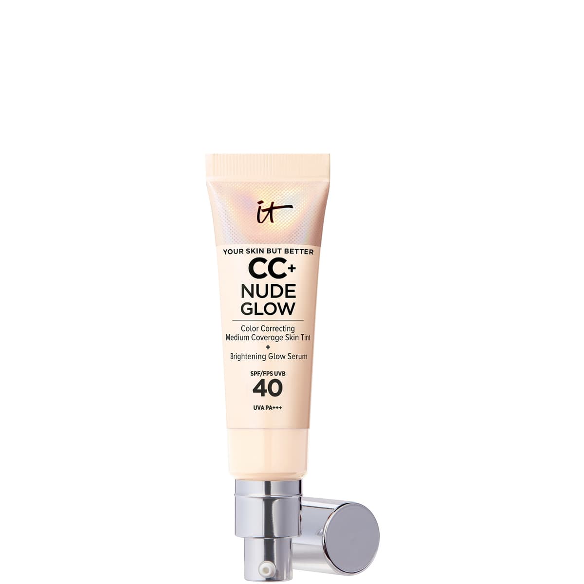 IT Cosmetics CC+ en Nude Glow Lichtgewicht Foundation en Glansserum met SPF40 32 ml (Verschillende Tinten) - Fair