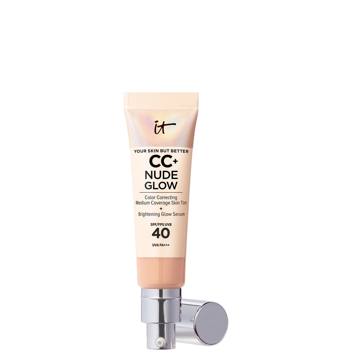 IT Cosmetics CC+ en Nude Glow Lichtgewicht Foundation en Glansserum met SPF40 32 ml (Verschillende Tinten) - Neutral Medium
