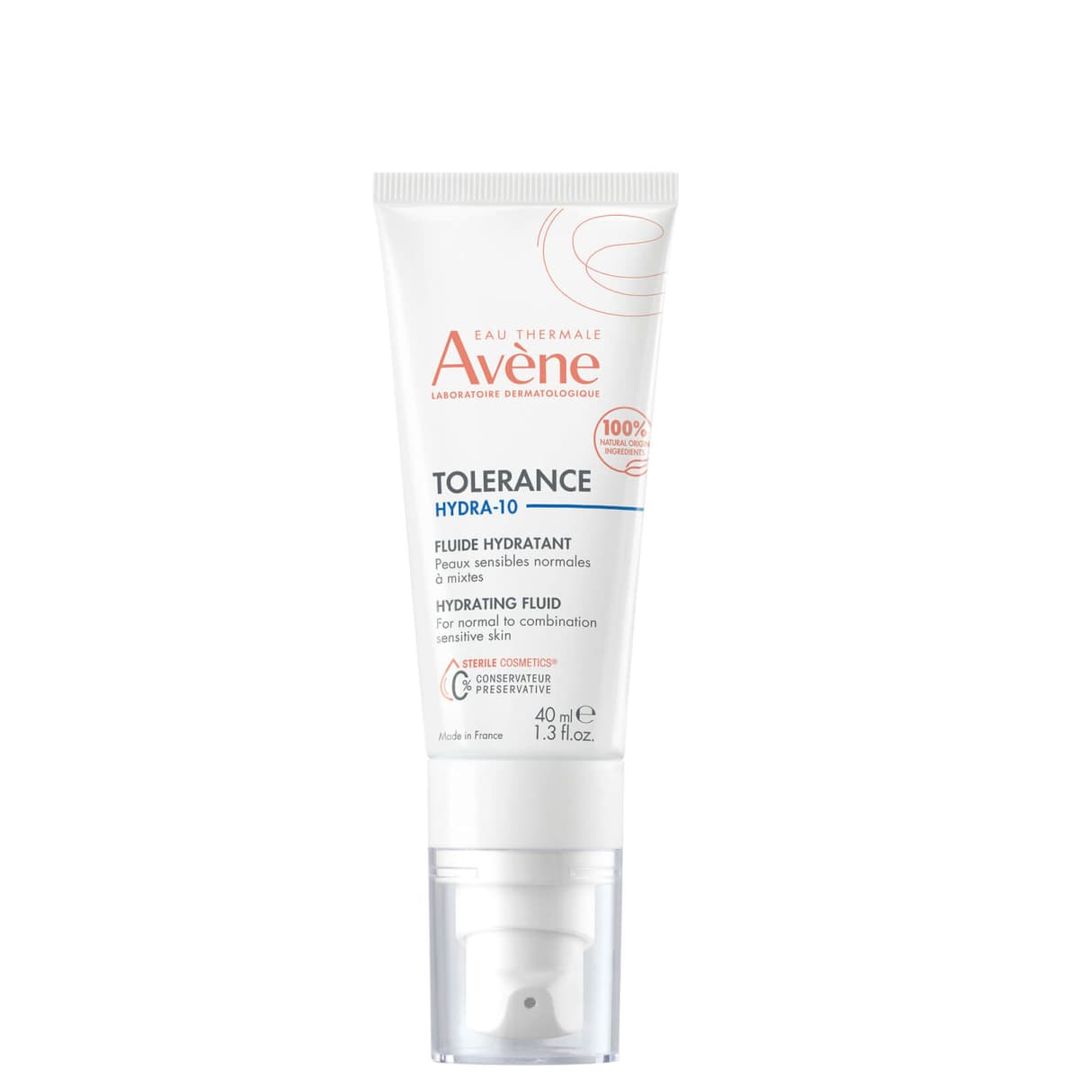Avène Tolerance Hydra-10 Moisturising Fluid for Sensitive Skin 40ml