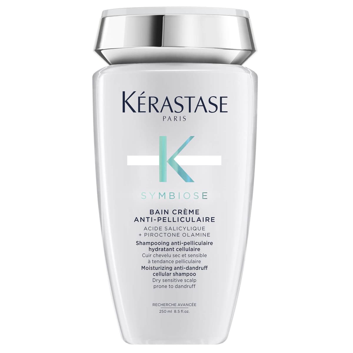 Kérastase Symbiose Hydraterende Antiroos Cellulaire Shampoo, voor Droge Gevoelige Hoofdhuid, die Gevoelig is voor Roos, 250 ml