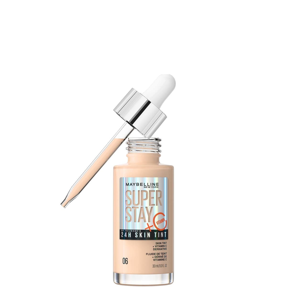 Maybelline Super Stay up to 24H Skin Tint Foundation + Vitamin C 30ml (Various Shades) - 6