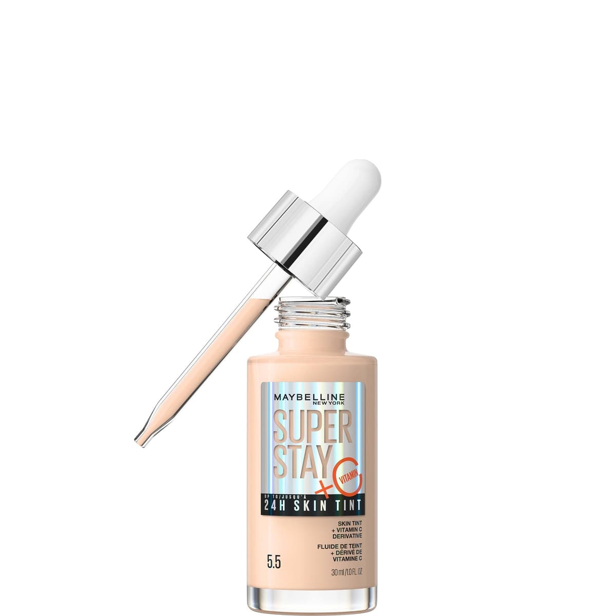 Maybelline Super Stay up to 24H Skin Tint Foundation + Vitamin C 30ml (Various Shades) - 5.5