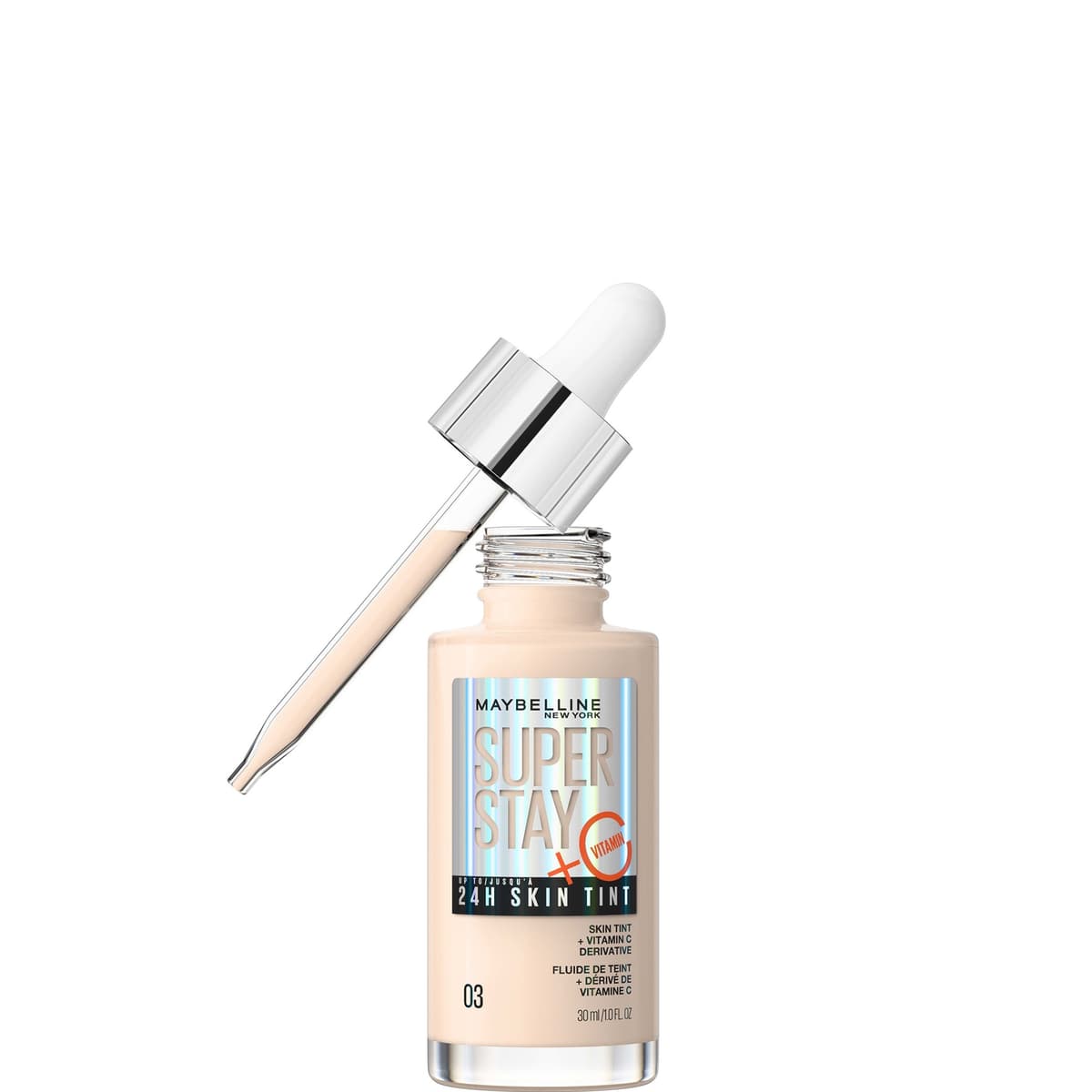 Maybelline Super Stay up to 24H Skin Tint Foundation + Vitamin C 30ml (Various Shades) - 3