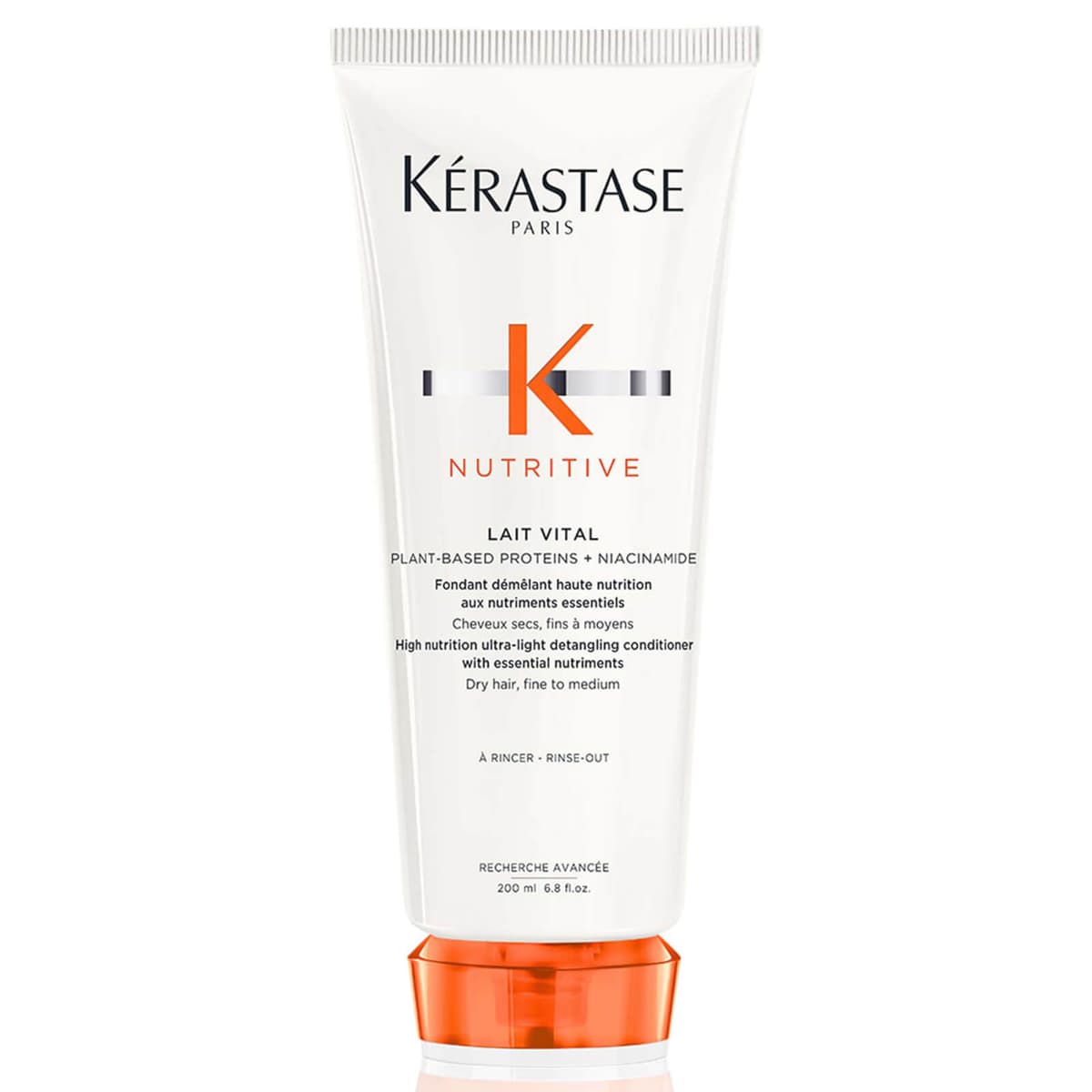 Kérastase Nutritive Lait Vital High Nutrition Ultralichte Conditioner voor Droog, Fijn to Gemiddeld Haar 200 ml