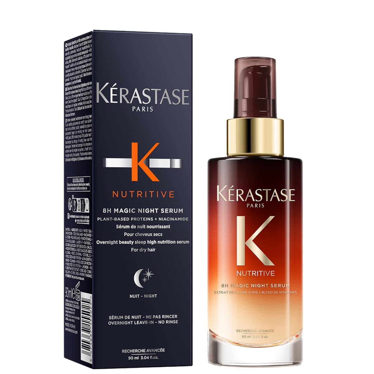 Kérastase Nutritive 8h Magic Nachtserum voor Droog Haar 90 ml