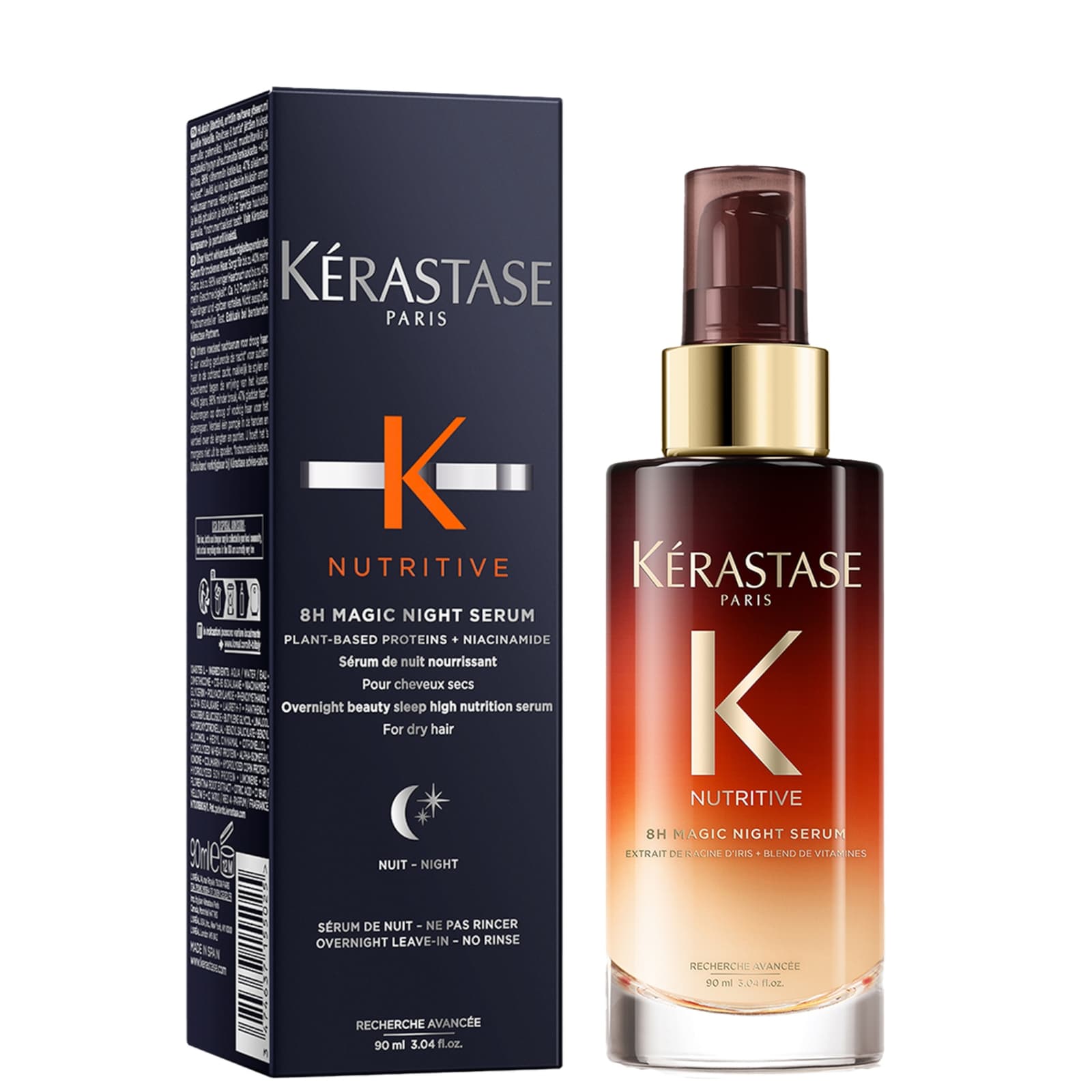 Kérastase Nutritive 8h Magic Nachtserum voor Droog Haar 90 ml