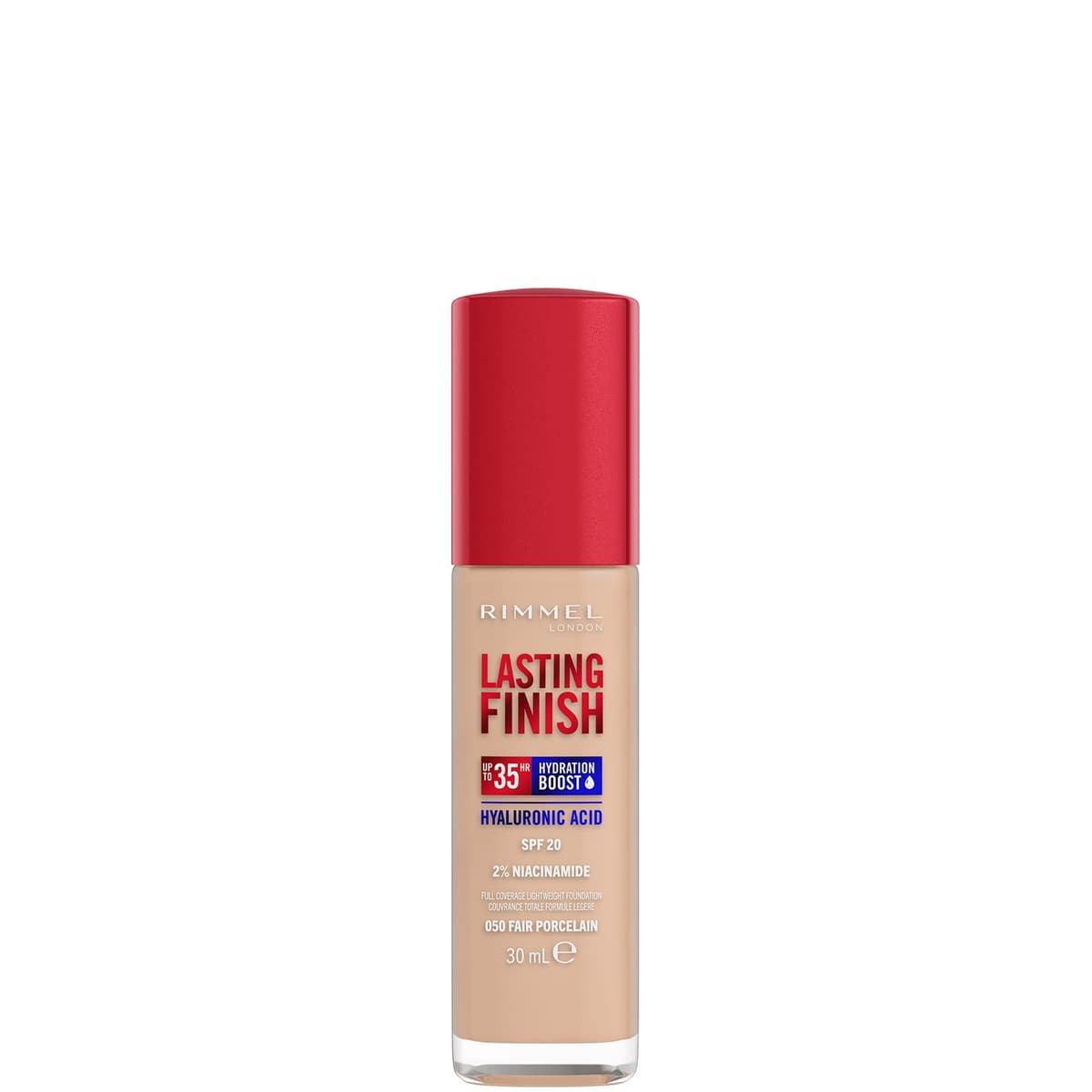 Rimmel Lasting Finish 35Hr Foundation 30 ml (Verschillende Tinten) - 050 Fair Porcelain