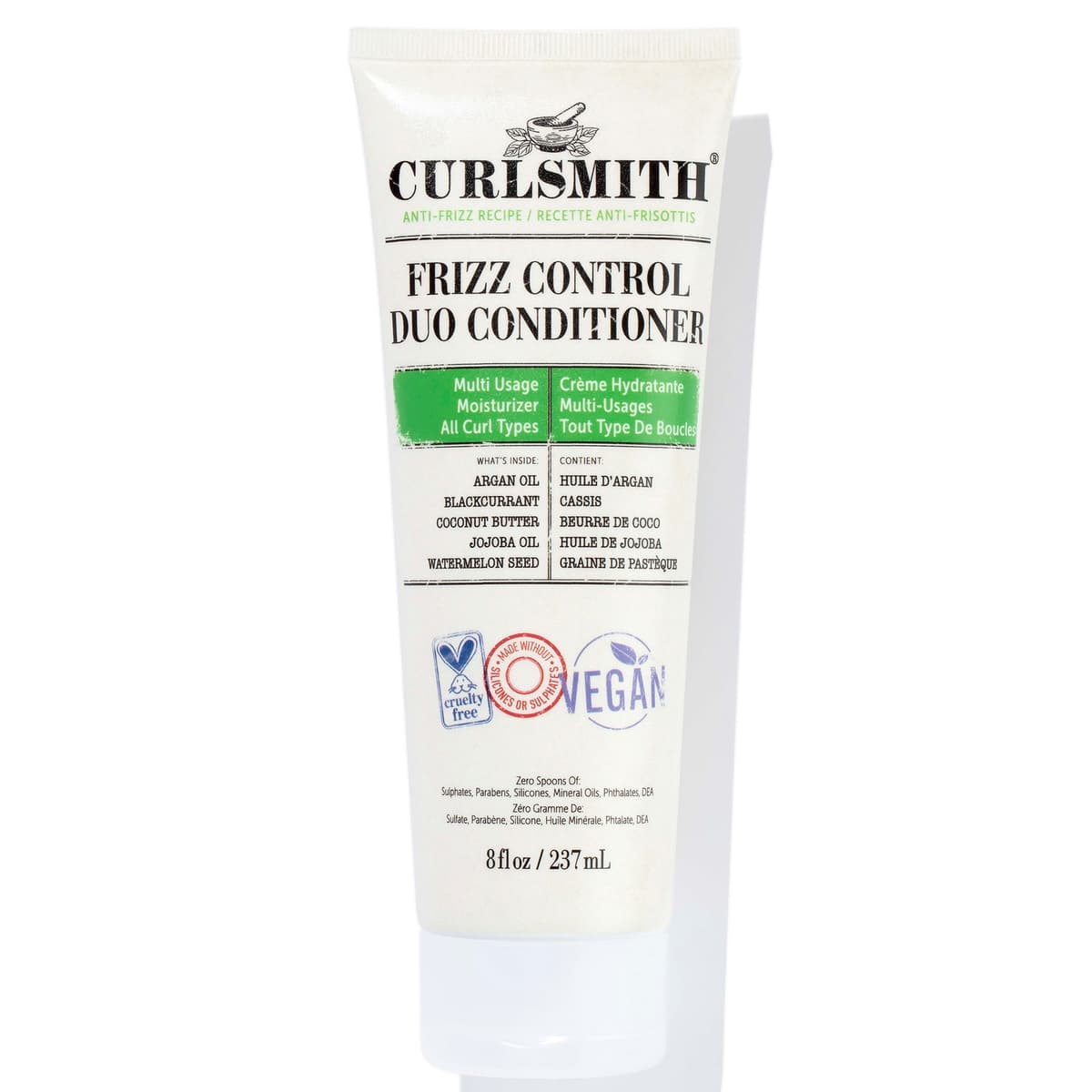 Curlsmith Frizz Control Duo Conditioner Standaardformaat 234 ml