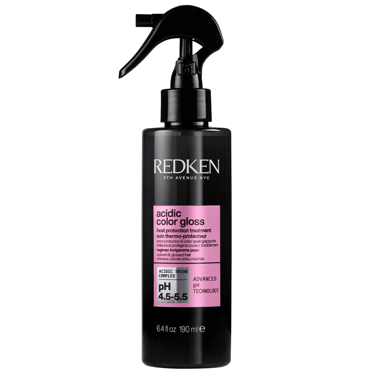 Redken Acidic Color Gloss 230 °C Hittebeschermende Haarbehandeling en Glansspray voor Kleurbescherming 190 ml