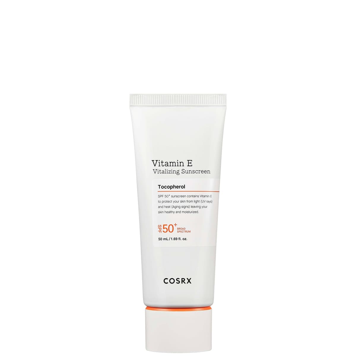 COSRX Vitamin E Vitaliserende Zonnebrandcrème SPF 50+ 50 ml
