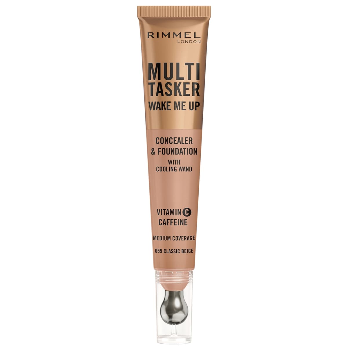 Rimmel Multi-Tasker Wake Me Up Foundation en Concealer 20 ml (Verschillende Tinten) - 055 Classic Beige