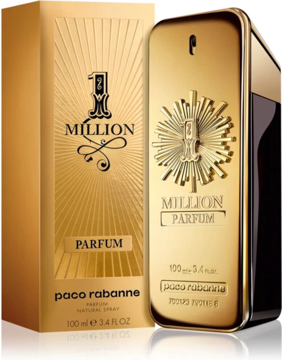 Paco Rabanne 1 Million 100 ml - Parfum Spray - Voor Heren