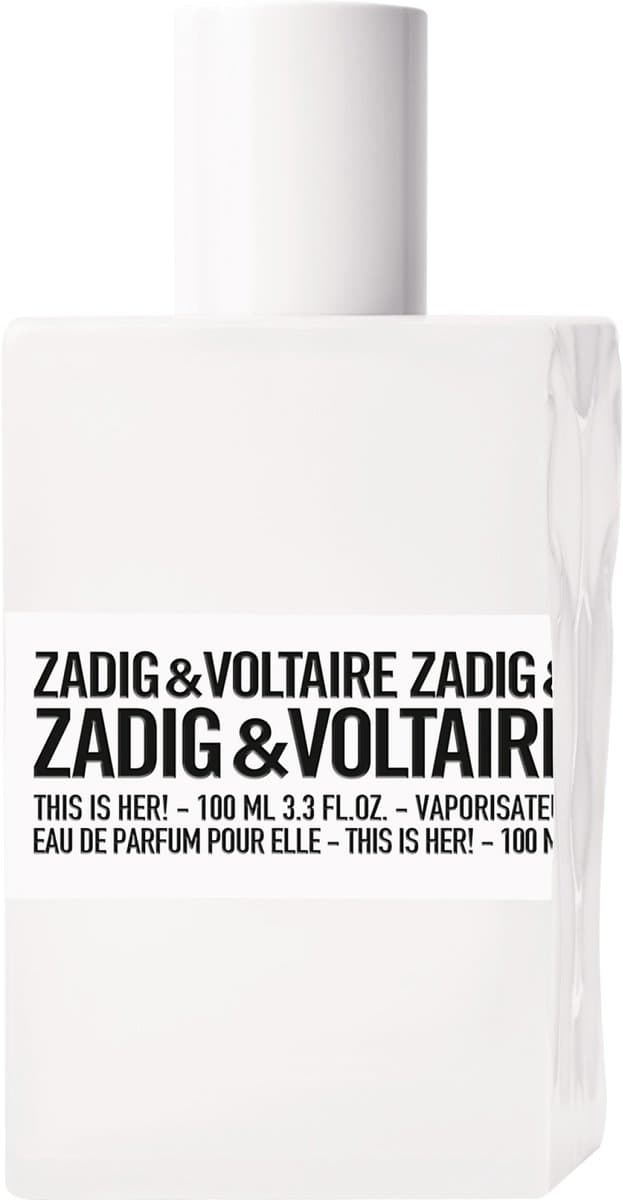 Zadig & Voltaire This Is Her! 100 ml Eau de Parfum - Damesparfum