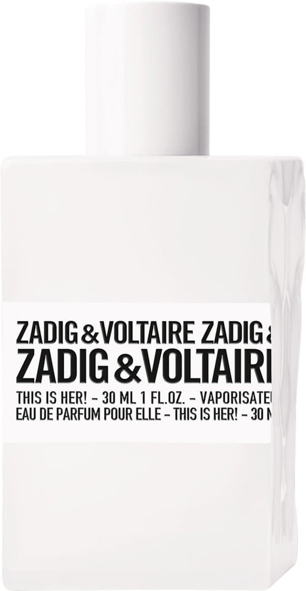 Zadig & Voltaire This is Her! parfum - Damesparfum met vanille en sandelhout - 30 ml